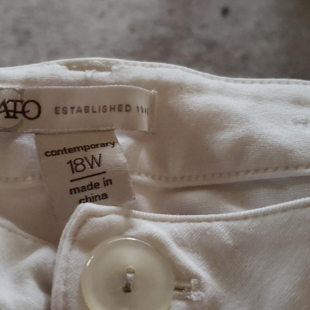 White knit Skinny jeans